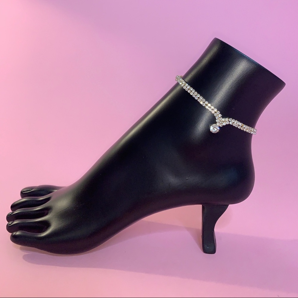 Venus Diamante Gold Anklet - BOUTIQUE
